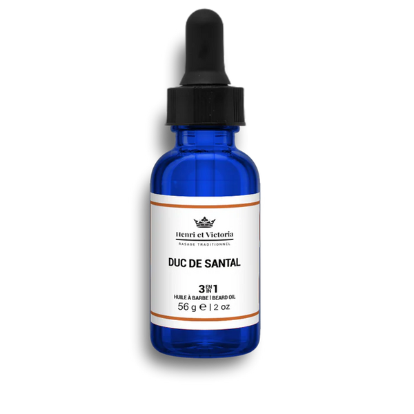 Henri et Victoria 3-in-1 Beard Oil- Duc de Santal