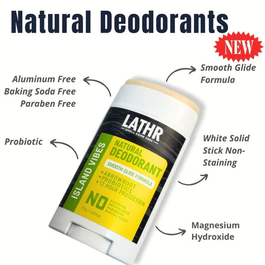 Lathr Natural Deodorant- Sandalwood Bourbon