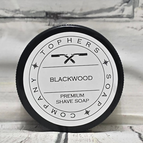 Topher's Beard and Soap Co.- Blackwood Shave Soap