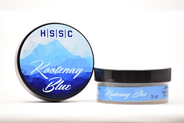 Highland Springs Kootenay Blue Shave Soap