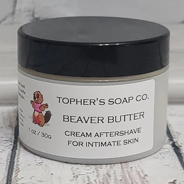 Topher's Beard and Soap Co.- Beaver Butter- Ladies Intimate Cream Aftershave