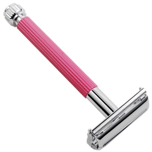 Parker 29L Women's Long Handle Safety Razor- Pink