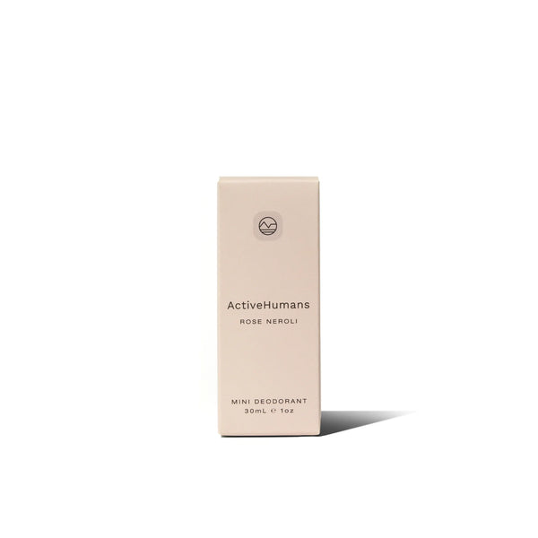 Active Humans Natural Deodorant- Rose Neroli (mini size 30 ml)