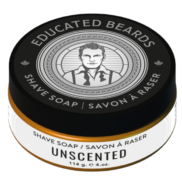 Educated Beards Shave Soap- Unscented