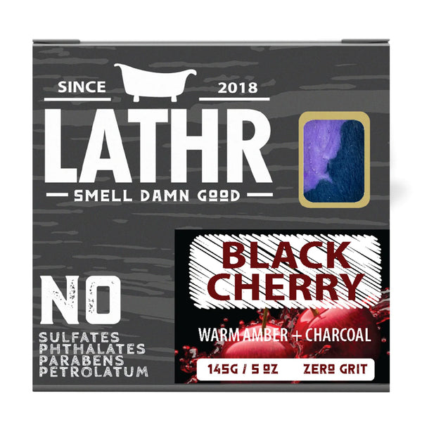 Lathr Soap Bar- Black Cherry