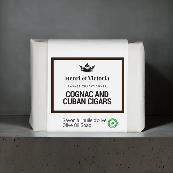 Henri et Victoria Body Soap Bar- Cognac and Cuban Cigars
