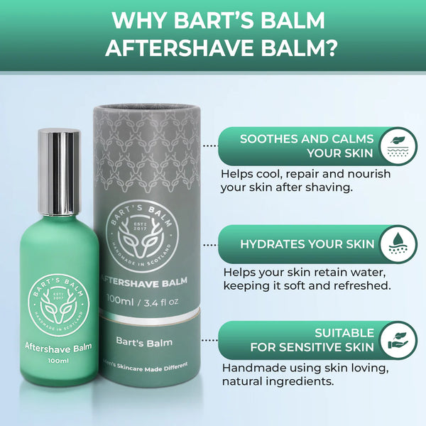 Bart's Balm- Aftershave Balm- Ben More (Bergamot and Vanilla)