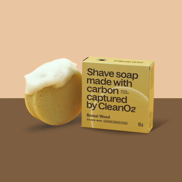 CleanO2 Shave Soap- Boreal Wood