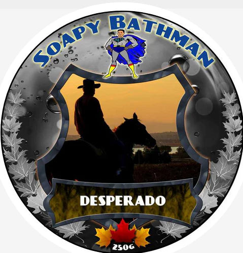 Soapy Bathman Shave Soap- Desperado