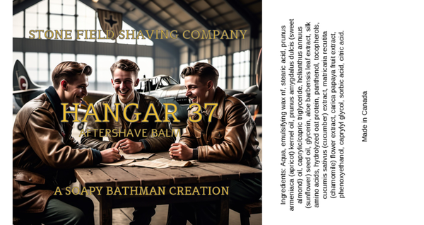 Stone Field Shaving Company-  Hangar 37 Aftershave Balm
