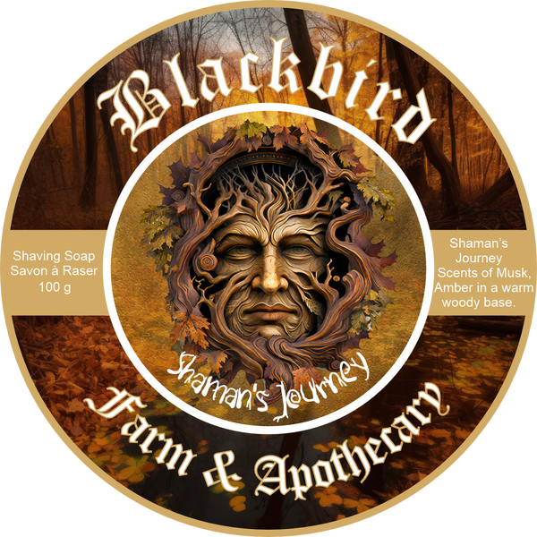 Blackbird Farm and Apothecary Shave Soap- Shaman's Journey