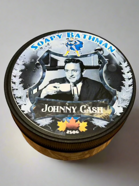 Soapy Bathman Shave Soap- Johnny Cash