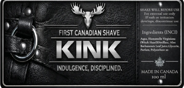 First Canadian Shave- Kink Aftershave Splash