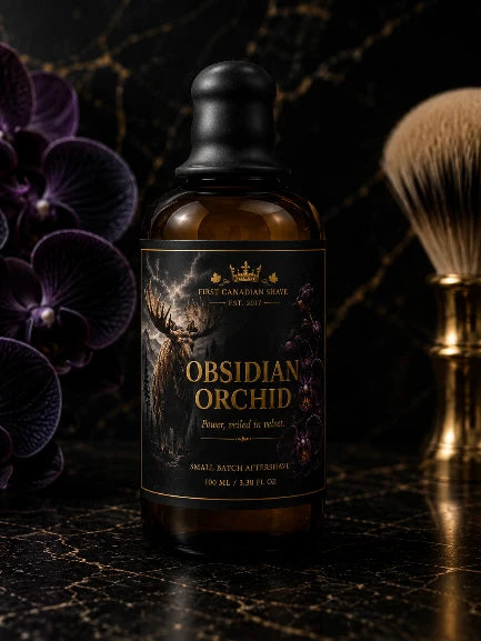First Canadian Shave- Obsidian Orchid Aftershave Splash