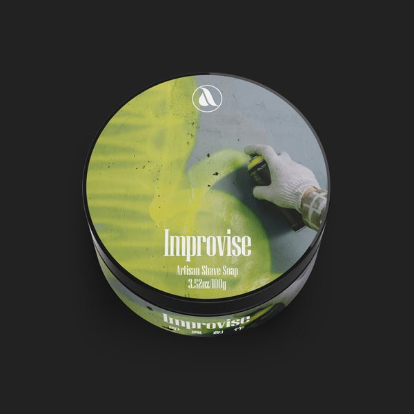 LAXO Artisan Shave Soaps- Improvise (Unscented)