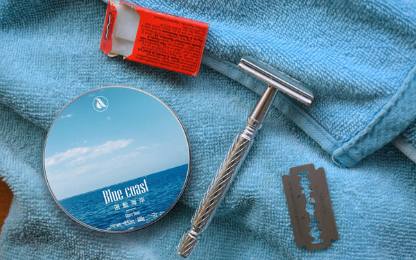 LAXO Artisan Shave Soaps- Blue Coast
