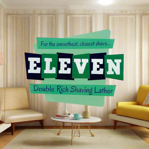 Eleven Shave Soap- Mid Century Modern