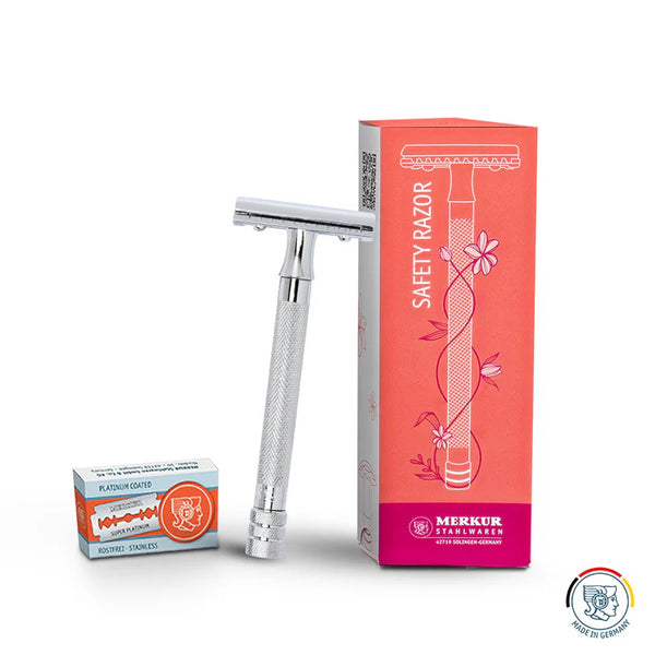 Merkur 3-Piece Ladies DE Safety Razor- Chrome 24C