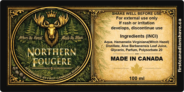 First Canadian Shave- Northern Fougere Aftershave Splash