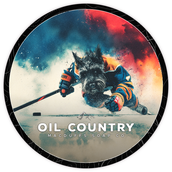 MacDuff's Soap Company Shave Soap- Oil Country