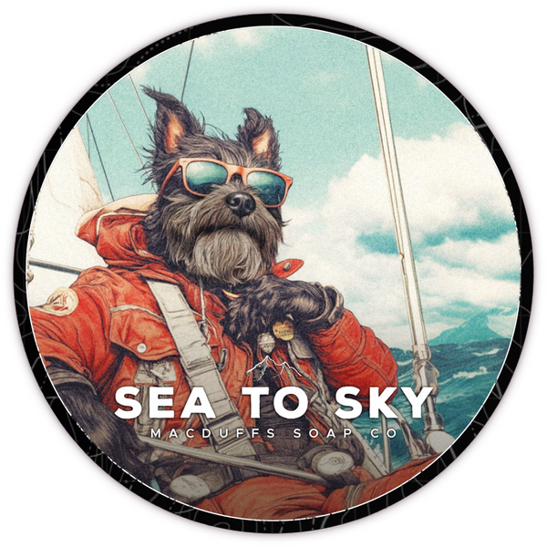 MacDuff's Soap Company Shave Soap- Sea to Sky