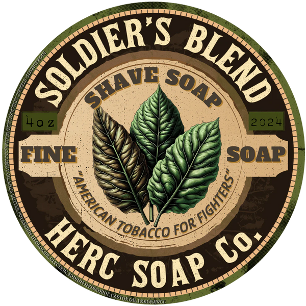 Herc Soap Company- Shave Soap- Soldier's Blend