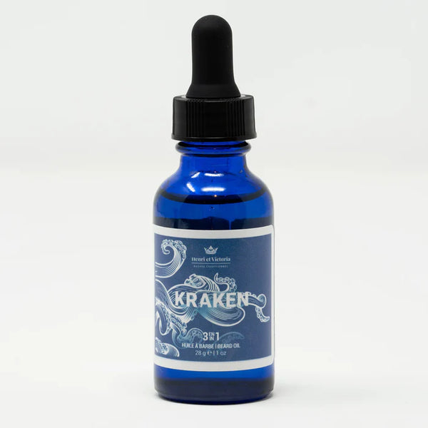 Henri et Victoria 3-in-1 Beard Oil- Kraken