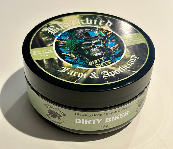 Blackbird Farm and Apothecary Shave Soap- Dirty Biker