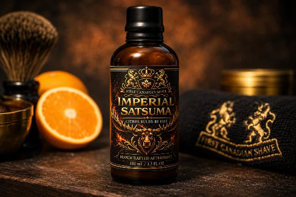 First Canadian Shave- Imperial Satsuma Aftershave
