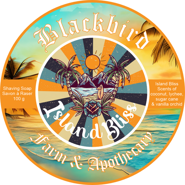 Blackbird Farm and Apothecary Shave Soap- Island Bliss