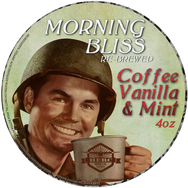 Herc Soap Company- Shave Soap- Morning Bliss- Rebrewed