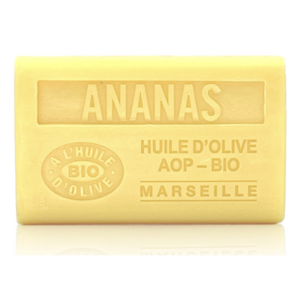 La Maison du Savon de Marseille- Scented Organic Olive Oil Soap - 125g - ANANAS (Pineapple)