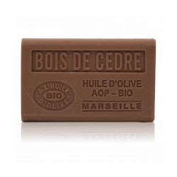 La Maison du Savon de Marseille- Scented Organic Olive Oil Soap - 125g - BOIS DE CEDRE (Cedar Wood)