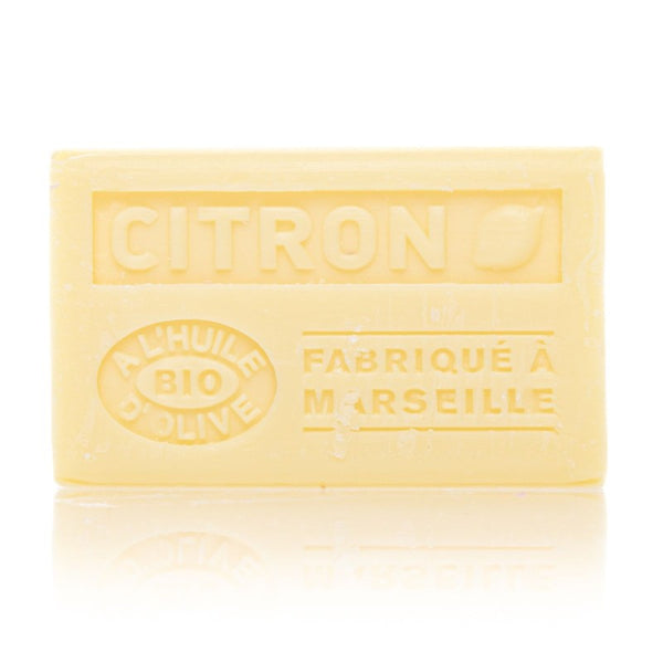 La Maison du Savon de Marseille- Scented Organic Olive Oil Soap - 125g - CITRON (Lemon)
