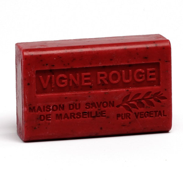 La Maison du Savon de Marseille- Scented Organic Shea Butter Soap - 125g - VIGNE ROUGE (Red Vine)