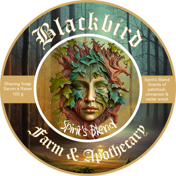 Blackbird Farm and Apothecary Shave Soap- Spirit's Blend