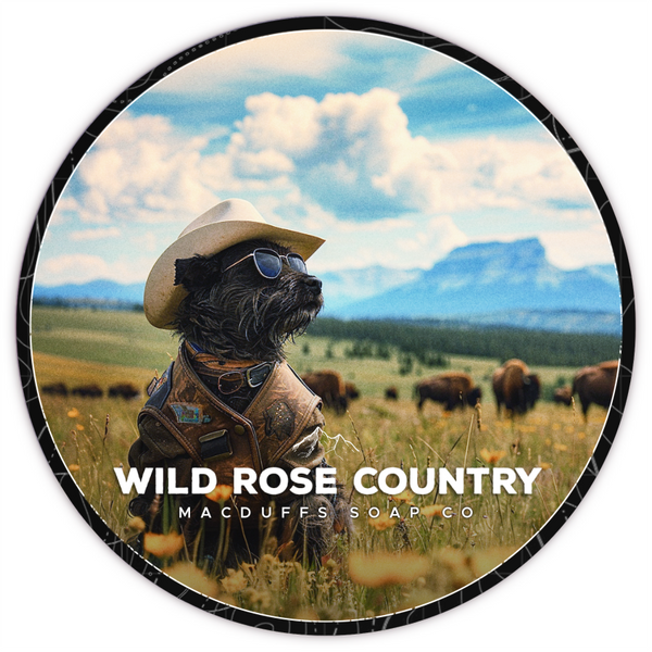 MacDuff's Soap Company Shave Soap- Wild Rose Country