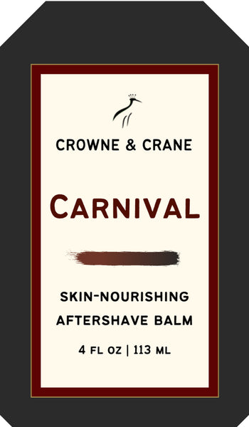 Crowne and Crane Aftershave Balm- Carnival