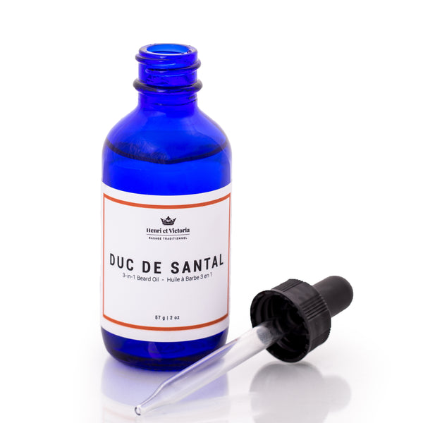 Henri et Victoria 3-in-1 Beard Oil- Duc de Santal