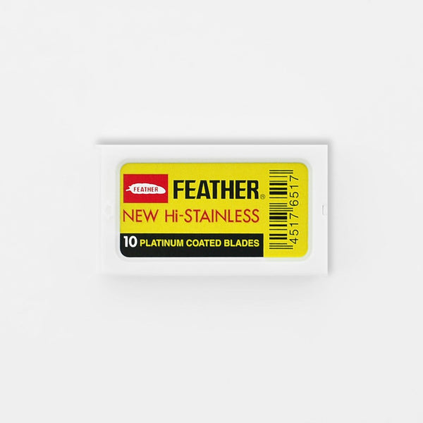 Feather New Hi-Stainless-Platinum Coated Blades (10 pack)