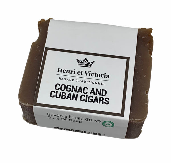 Henri et Victoria Body Soap Bar- Cognac and Cuban Cigars