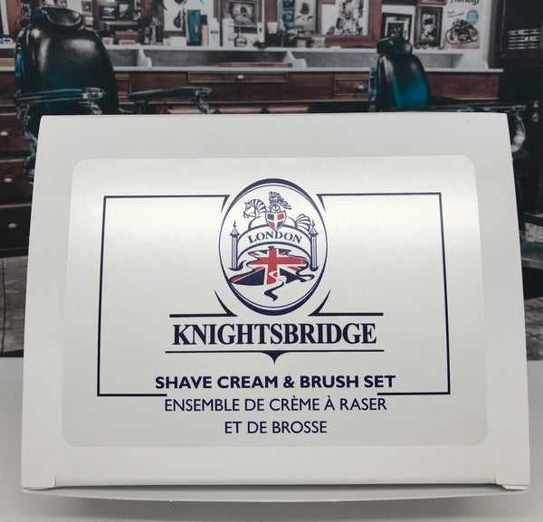 Knightsbridge Shave Cream and Brush Set