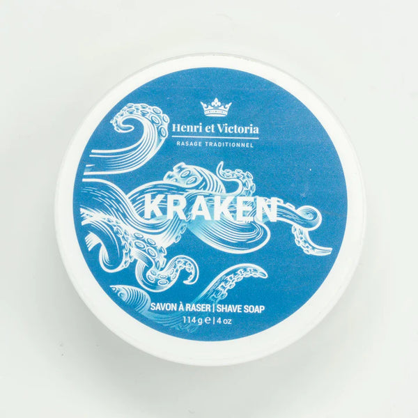 Henri et Victoria Handmade Shaving Soap- Kraken